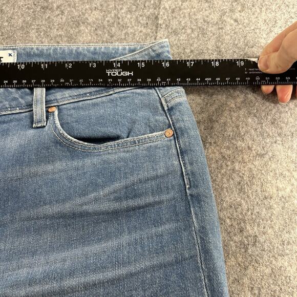 Paige Jeans Women’s 30 Colette Crop Flare Raw Hem Denim Boho Casual Retro - Picture 6 of 11